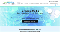 Desktop Screenshot of harmoniamedia.com