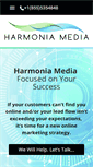Mobile Screenshot of harmoniamedia.com