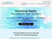 Tablet Screenshot of harmoniamedia.com